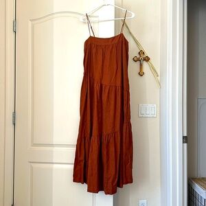 Abercrombie & Fitch Rust Maxi Dress